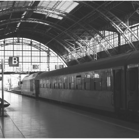 Abfahrt Bahnhofshalle Leipzig